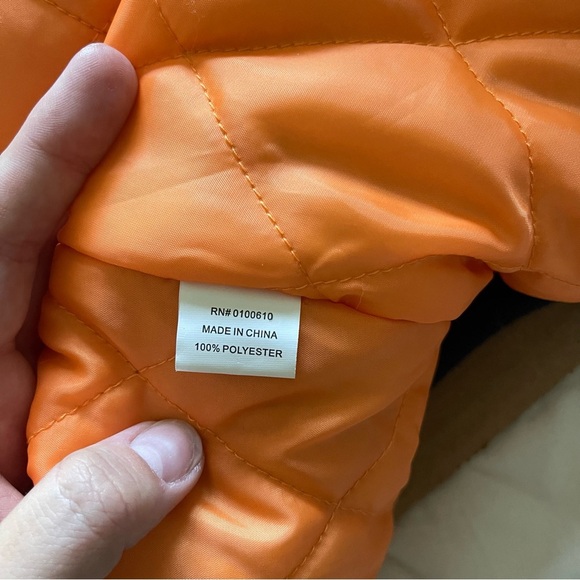 Hard Rock Quilted Bomber Jacket Navy - Size Medium - Picture 11 of 12